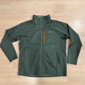 The North Face Men's Olive Green Performance Zipper Jacket Size XL